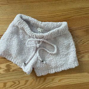 Pol Lounge Shorts Fuzzy Light Pink/Cream Size M POL Clothing